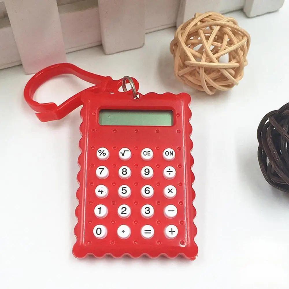 New Arrival Student Mini Plastic 8 Digits Electronic Calculator Candy Color Calculating Office Supplies Gift Super Small