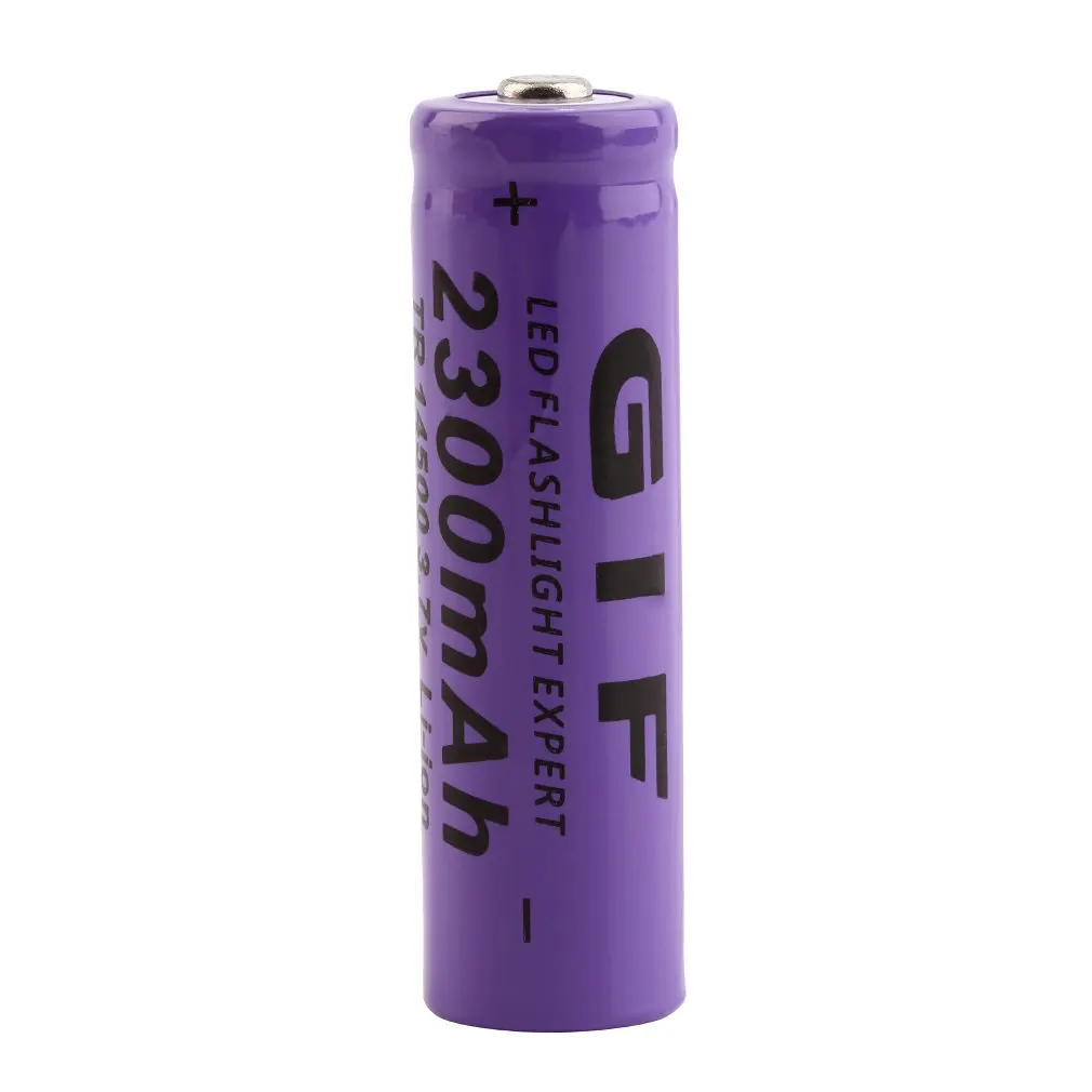 3.7V 2800mAh 14500 Battery Large Capacity Li-ion Rechargeable Battery Replacement For Flashlight Torch Battery