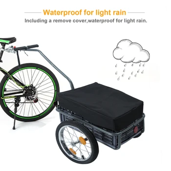 

Bicycle Trailer Foldable Dog Cat Pet Stroller Cargo Trailer Children Baby Stroller Bike Trailer Luggage Shopping Cart Carrier