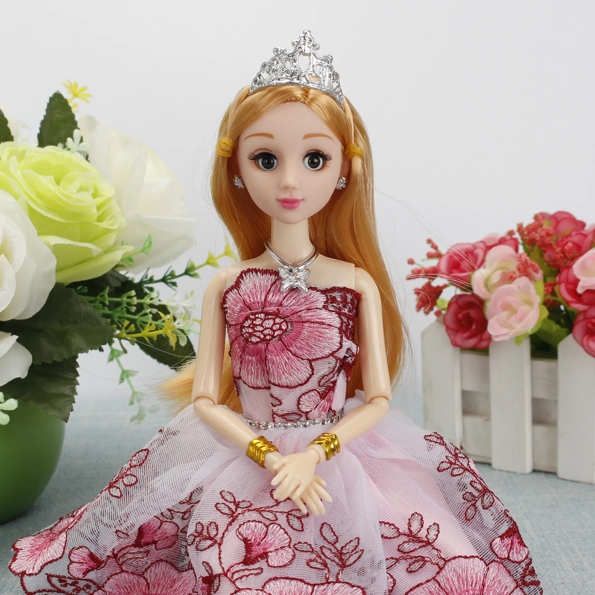 4D Blink кукла BJD обнаженное тело шарнир подарок на день рождения DIY дети большие глаза игрушка для девочки кукла BJD кукла большая голова Кукла аксессуар