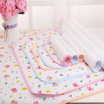 

Cotton Newborn Baby Crib Mattress Portable Foldable Washable Cartoon Baby Waterproof Mattress Bed Sheet Infant Change Mat Cover