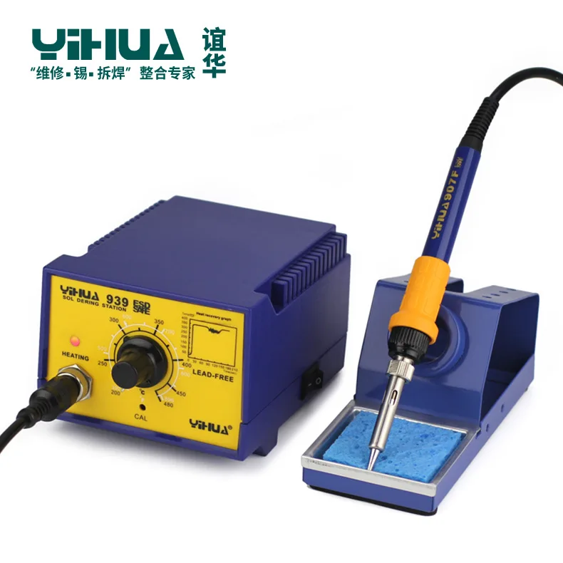 

YIHUA 939 75W Reworking Lead-Free Welding Soldering Station Large Power for Phone Repair-tools