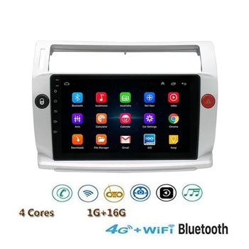 

1G+16G Android 9.1 Car Radio for Citroen C4 C-Triomphe C-Quatre 2004-2009 Car DVD Player
