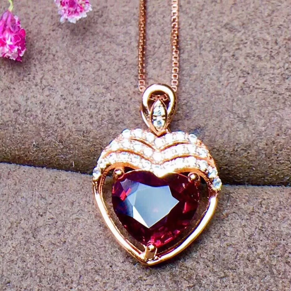 Natural Garnet Pendant (4)