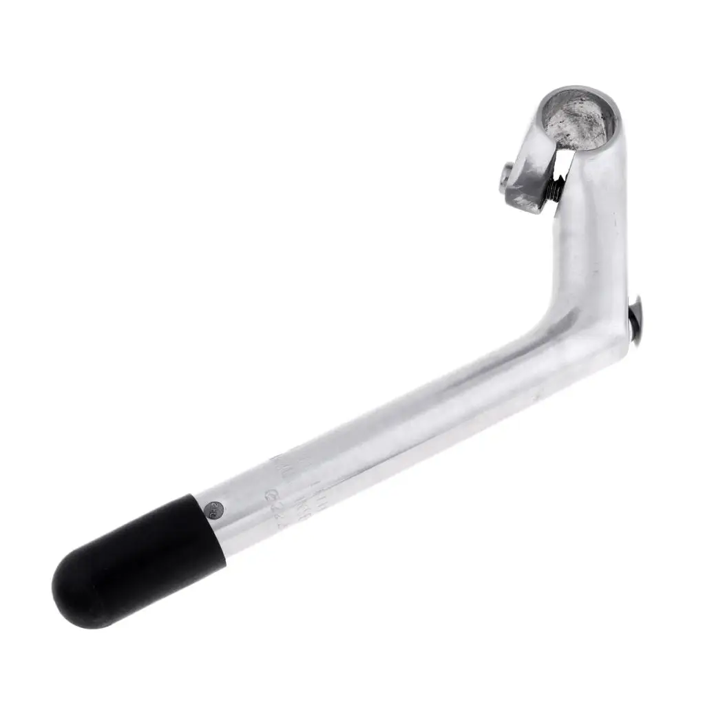 Ultralight 25.4mm 180mm 30D Silver Mountain Bike Quill Stem Handlebar Riser