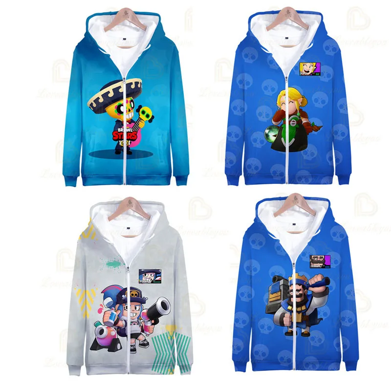 

Crow Shooter Kids Hoodie Leon Shooting Game Spike 3D Print Sweatshirt Tops Boys Girls Gameing Cartoon Star Tops Teen Clothes