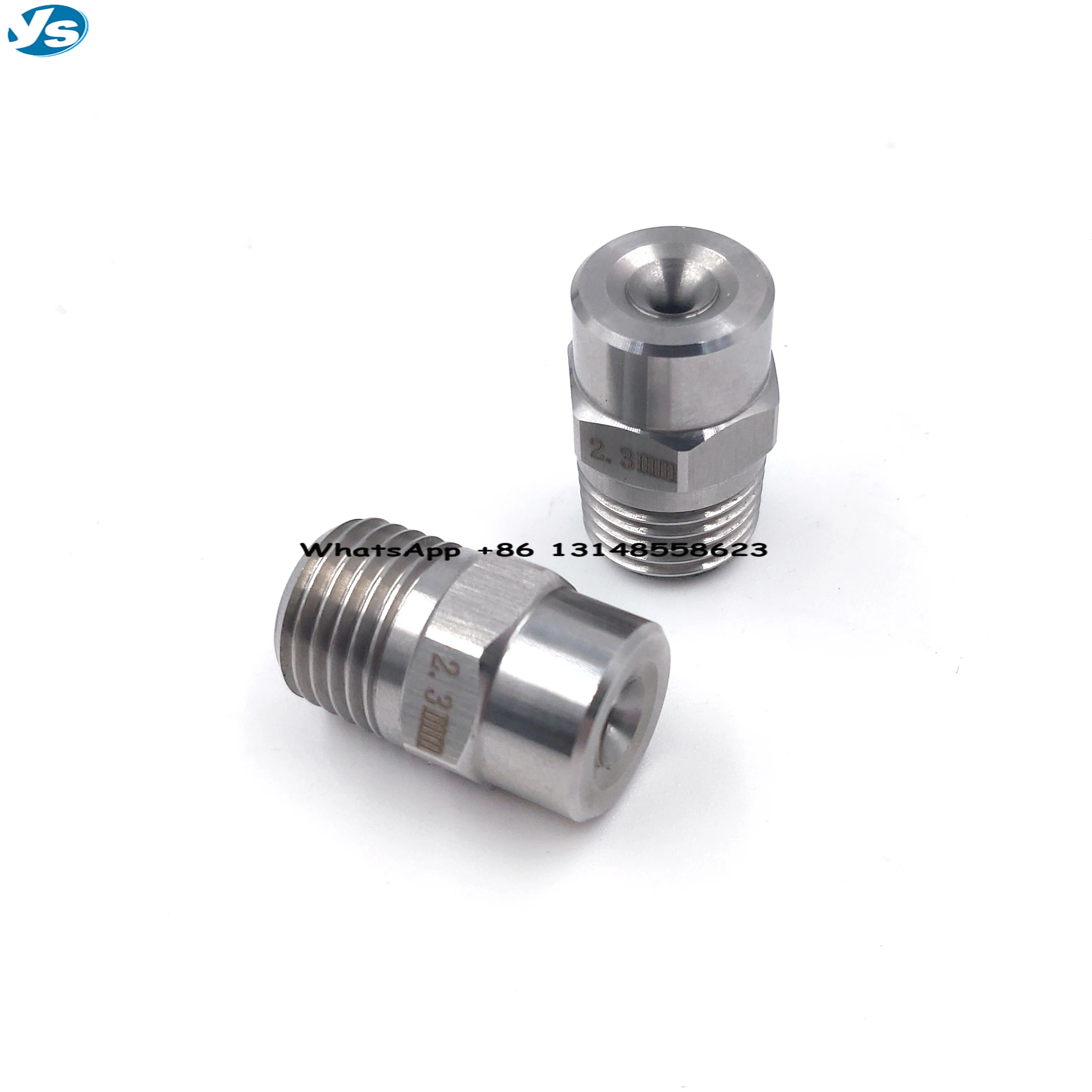 1/8" 1/4" 3/8" 1/2" 3/4" 1" BSPT 304 stainless steel wide angle water jet nozzle full cone spray nozzle 5