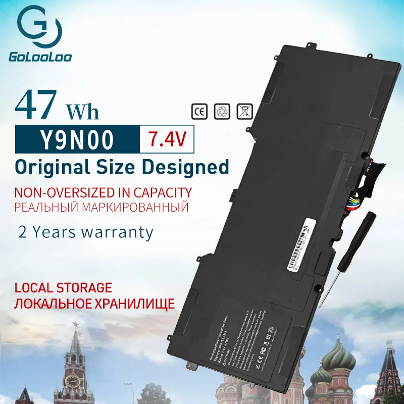 Golooloo 7 4 V 47WH Y9N00 C4K9V Новый аккумулятор для ноутбука DELL XPS 12 XPS13-L321X L321X 3H76R 489XN |
