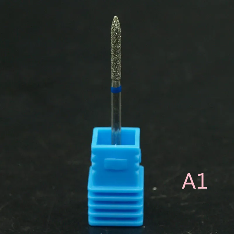 KIMAXCOLA 3/3" Алмазная дрель для ногтей Фрезерный резак для ногтей электрическое сверло для ногтей для маникюра Сверла Биты-аксессуары дрель для ногтей - Цвет: A1