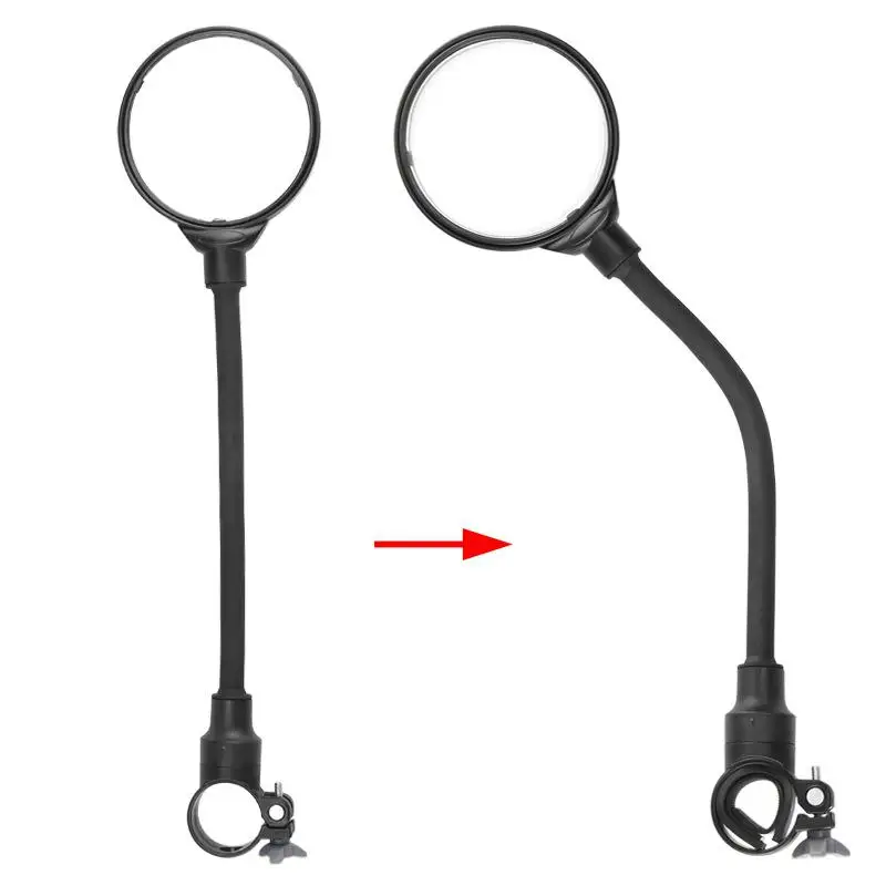 

GloryStar NEW Flexible Bike Rearview Mirror Adjustable Cycling Rear Clear View Mirror For Bicycle Accessories
