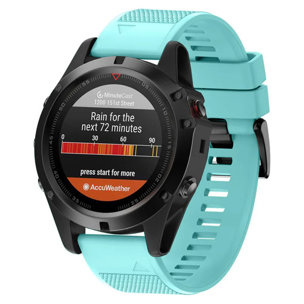 Color 13 Мягкий силиконовый ремешок для часов для Garmin Fenix 5X/Fenix 3/Fenix 3 HR LHB99 - Цвет: Color 13