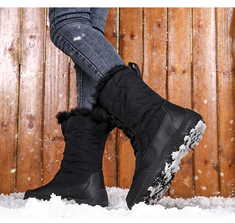 Winter Keep Warm Women Snow Boots Fashion Waterproof Women Shoes Comfortable Trend Hot Sale High Top Women Cotton Shoes