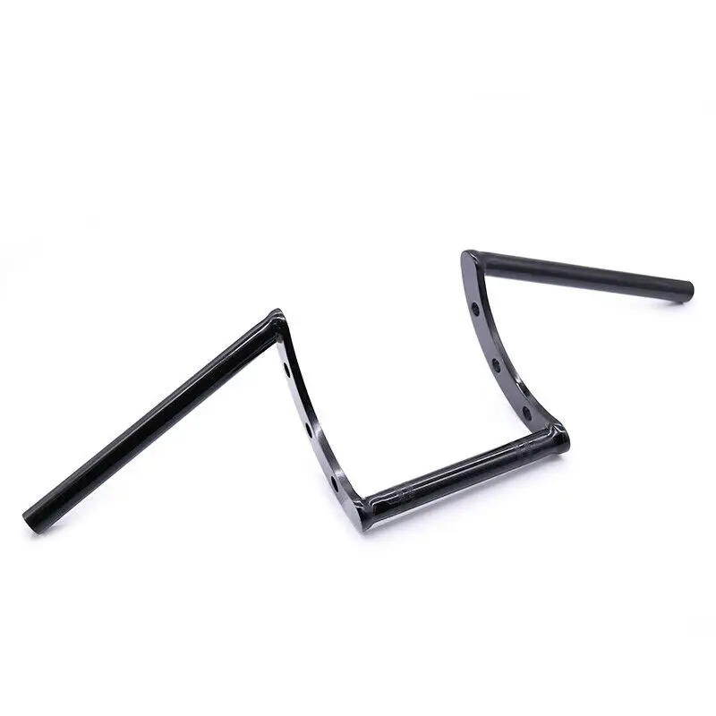 Black 22 мм 7/" Универсальный руль Z-Bar для Honda Кафе Racer Старый Школьный уличный велосипед - Цвет: Black