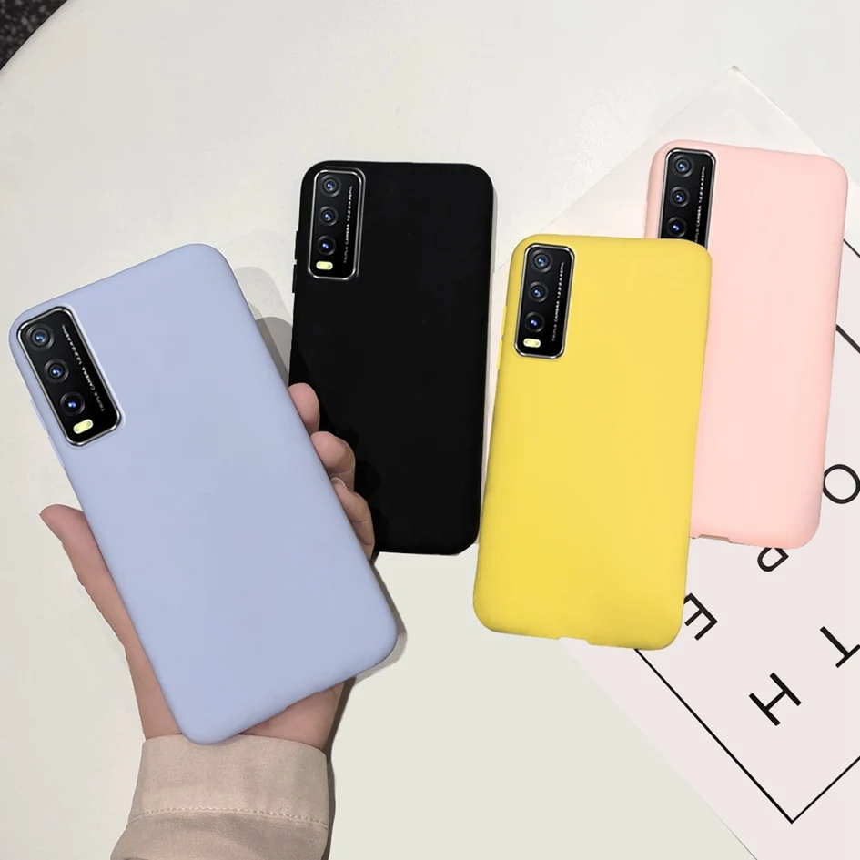 Candy Color Silicone Soft TPU Phone Case Cover