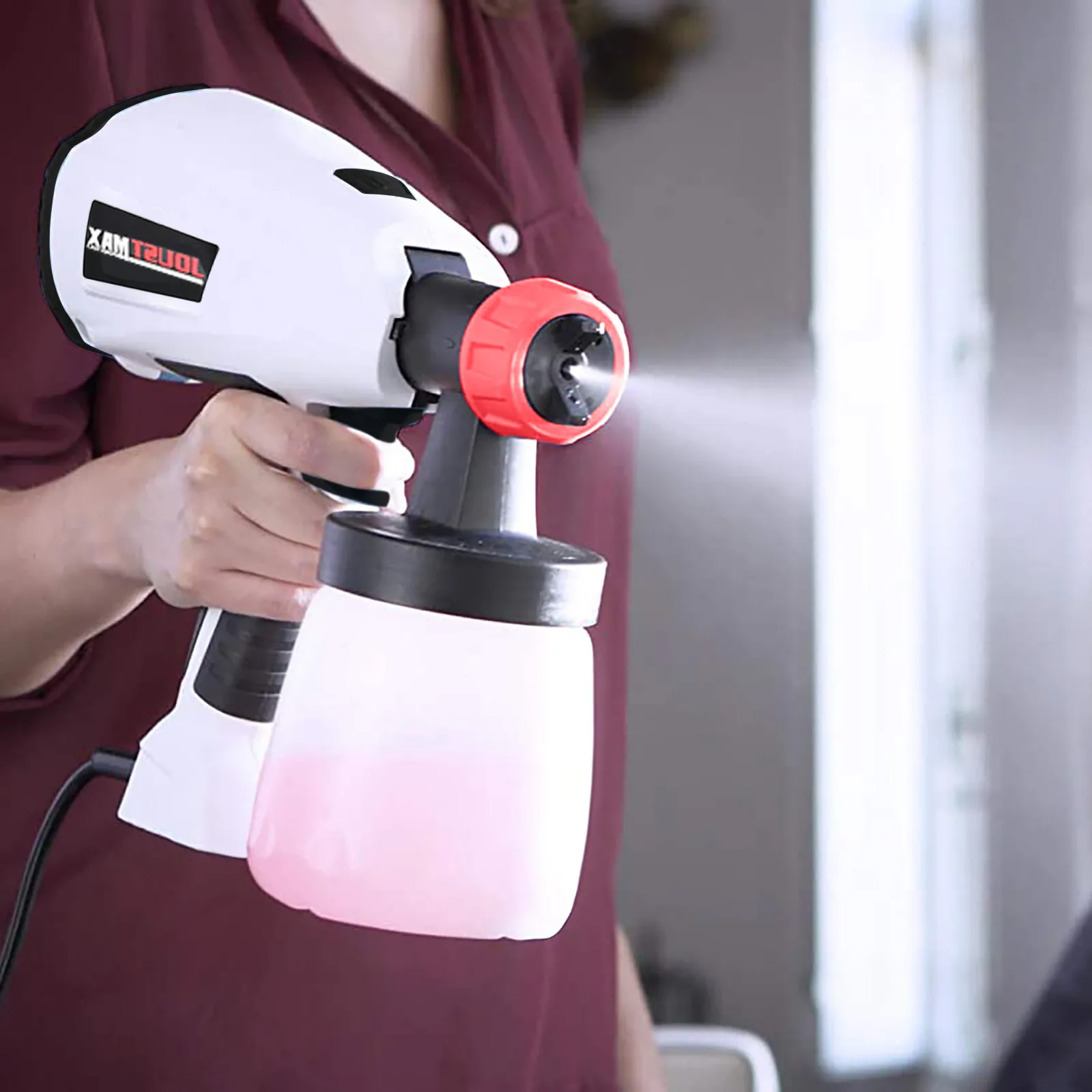 Spray Gun Paint Sprayers Sandblasting for clean environment and surface 10 Sani jet cleaning brushes white Paint Pistol NEW-2
