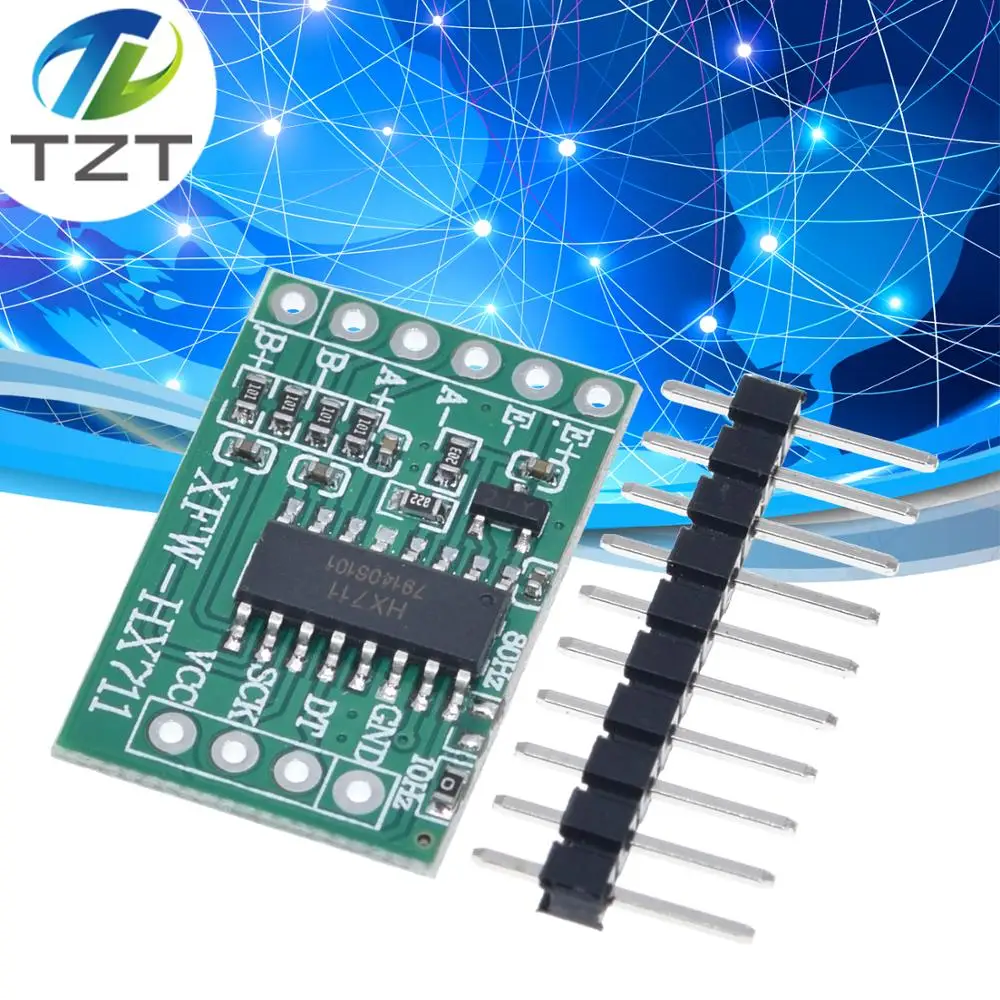 Завеса для Arduino двухканальный HX711 взвешивания Давление Сенсор 24-бит точность A/D