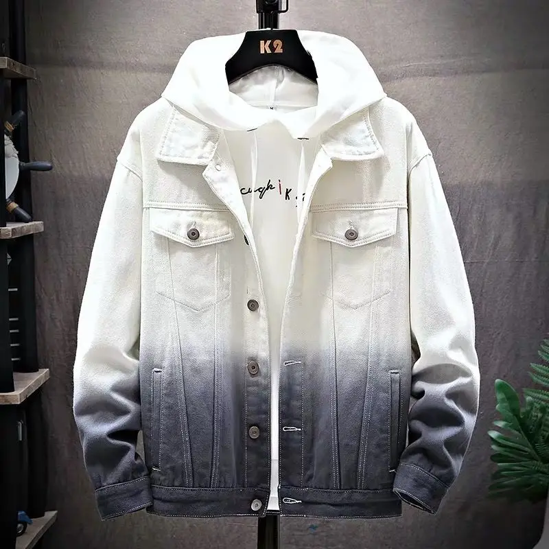 denim jacket street style men