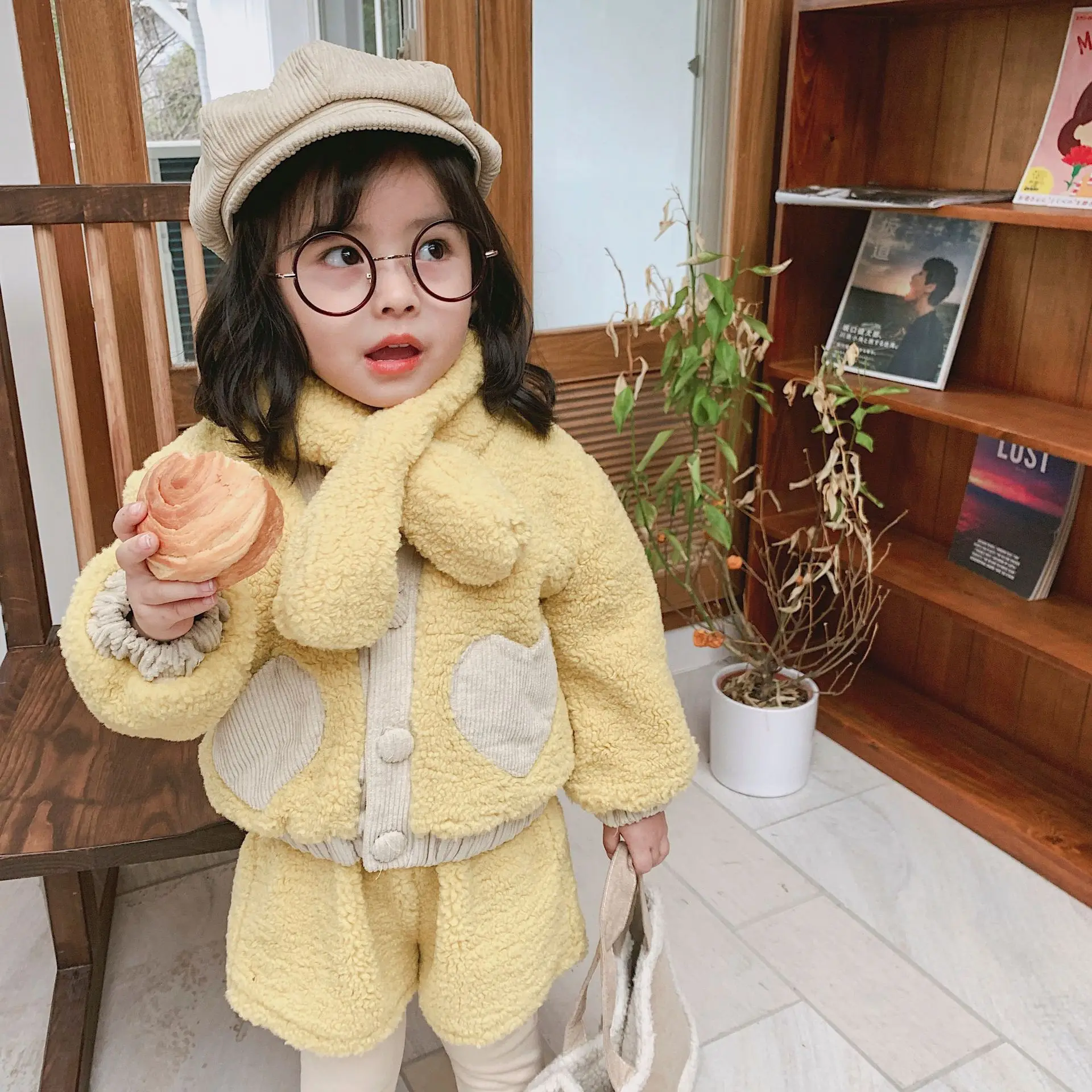 Оптовая продажа Осень с длинными рукавами Красочные Симпатичные babysuit/комбинезон + милые большие бедра брюки Костюмы для малышей/Набор для
