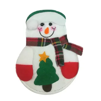 

Christmas Decoration Table Decorations Christmas Cutlery Set Little Snowman Old Deer Cutlery Bag Christmas Supplies