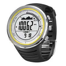 Кемпинг 5ATM водонепроницаемый альтиметр компас секундомер Рыбалка барометр Погода шагомер открытый многофункциональный спортивные часы FR802A