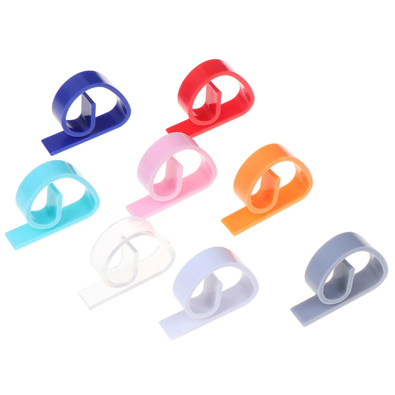 12pcs Party Picnic Wedding Prom Multi-function Plastic Tablecloth random color Tables Useful Clips Holder Cloth Clamps