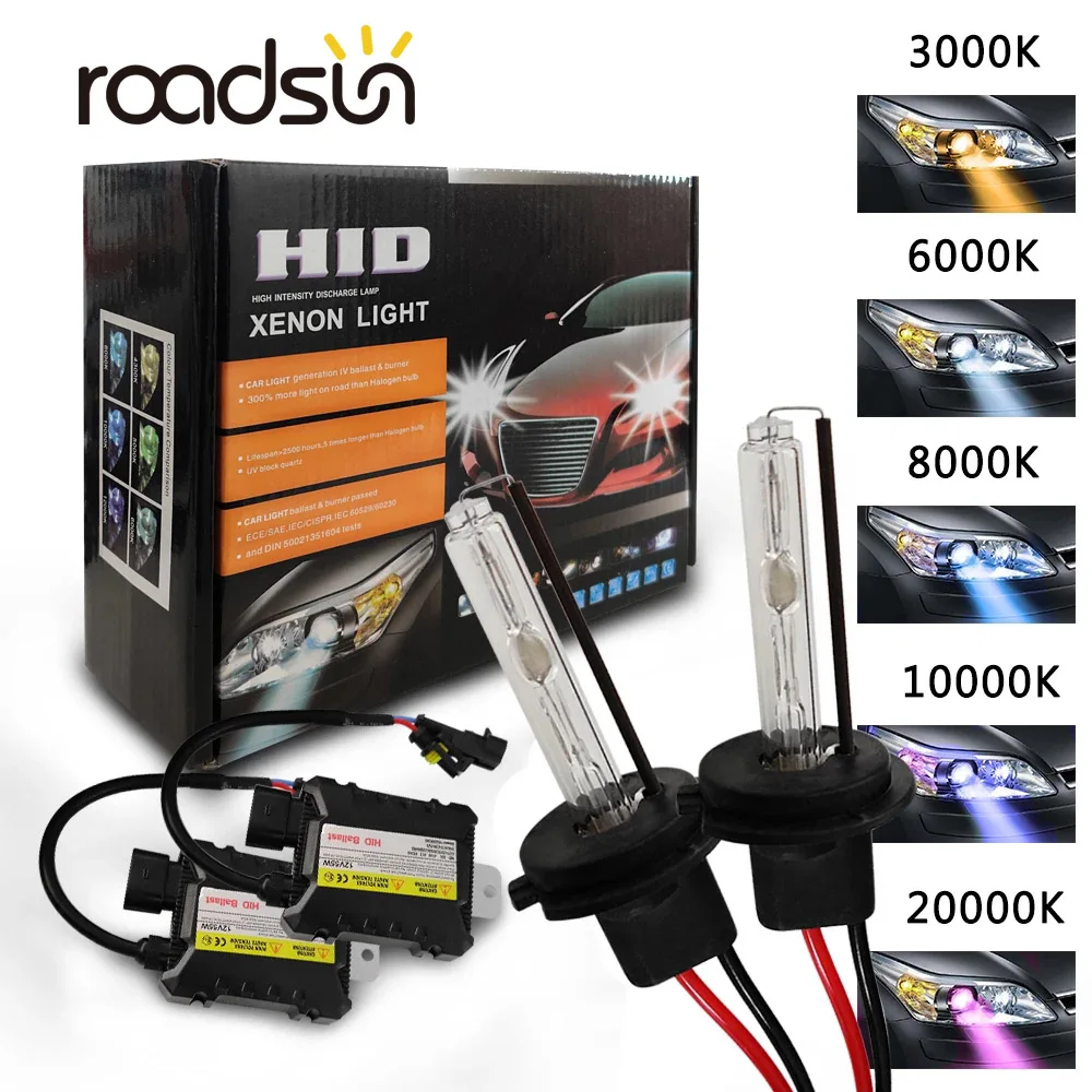 Xenon H7 35w 55w Slim Ballast Kit Hid Xenon Headlight Bulb H4 Xenon H7