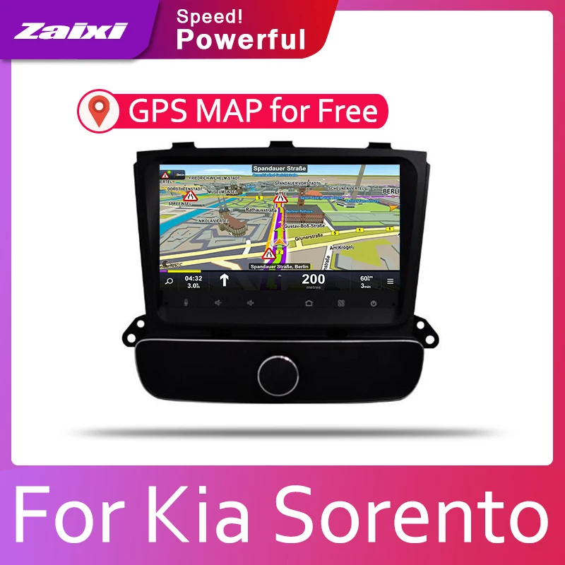 ZaiXi 8 HD 1080P ips ЖК-экран Android 8 Core для Kia Sorento R 2012~ автомобильный радиоприемник BT 3G4G wifi AUX USB GPS Navi мультимедиа