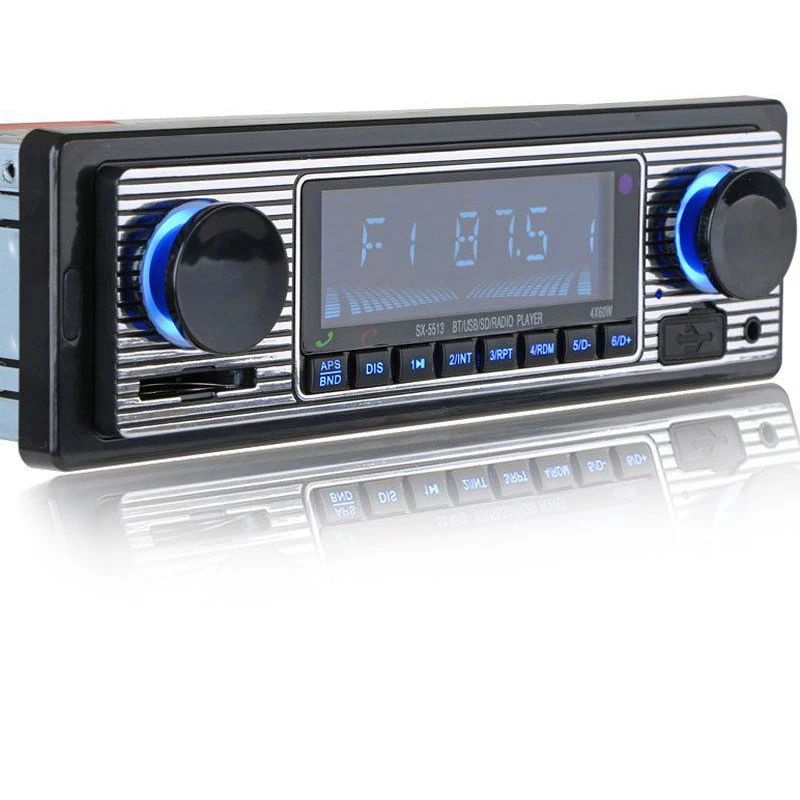 Автомобильный Bluetooth радиоприемник Mp3Player стерео Usb Aux Classic Car Stereo o|CD-плеер для авто| |