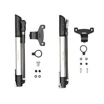 

Bicycle Pump Hand Air Pump Hose Pressure Gauge Cycling Tire Inflator Schrader Presta Valve Fork Portable Mini Pump