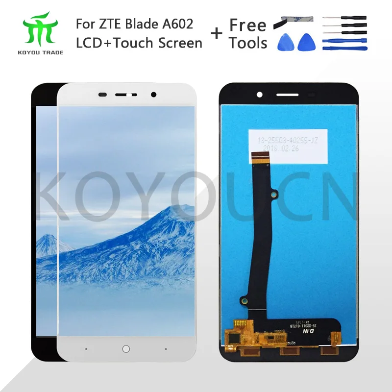 For ZTE Blade A6/A6 Lite LCD Display+Touch Screen Assembly Repair Parts With Tools+ Adhesive For ZTE Blade A0620
For ZTE Blade A6/A6 Lite LCD Display+Touch Screen Assembly Repair Parts With Tools+ Adhesive For ZTE Blade A0620