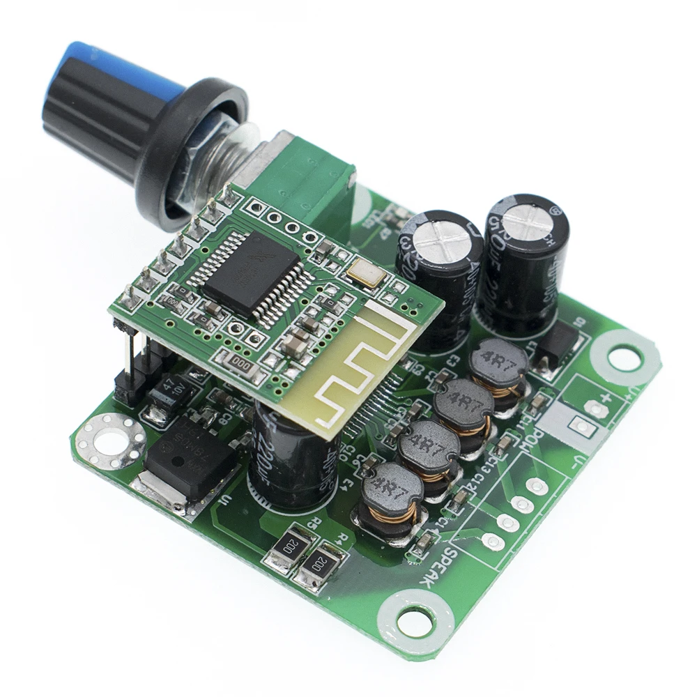 Bluetooth 4.2 TPA3110 15W+15W Digital Stereo Audio Power Amplifier Board Module 12V-24V car for USB Speaker,Portable Speaker