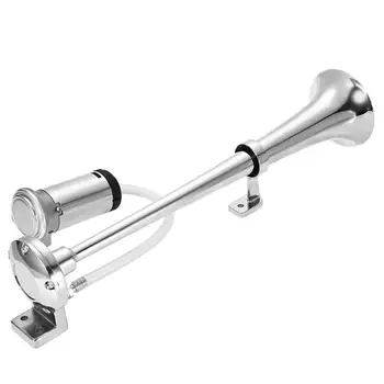 

Universal 17inch Single Trumpet Car Air Horn 12V Compressor 150DB Super Loud Air Hose Car Horn Speaker for Truck Boat Motorcycle