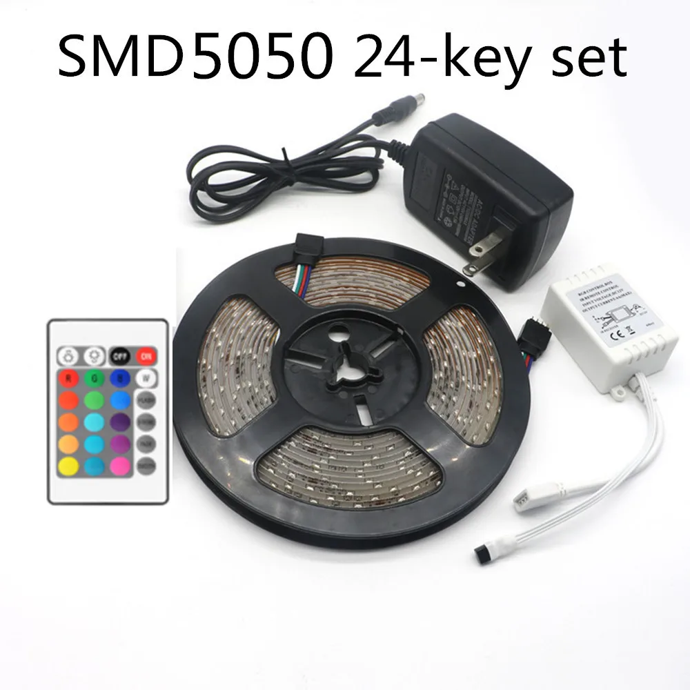 СВЕТОДИОДНАЯ лента SMD 5050 5 м 10 15 12 В постоянного тока RGB световая s