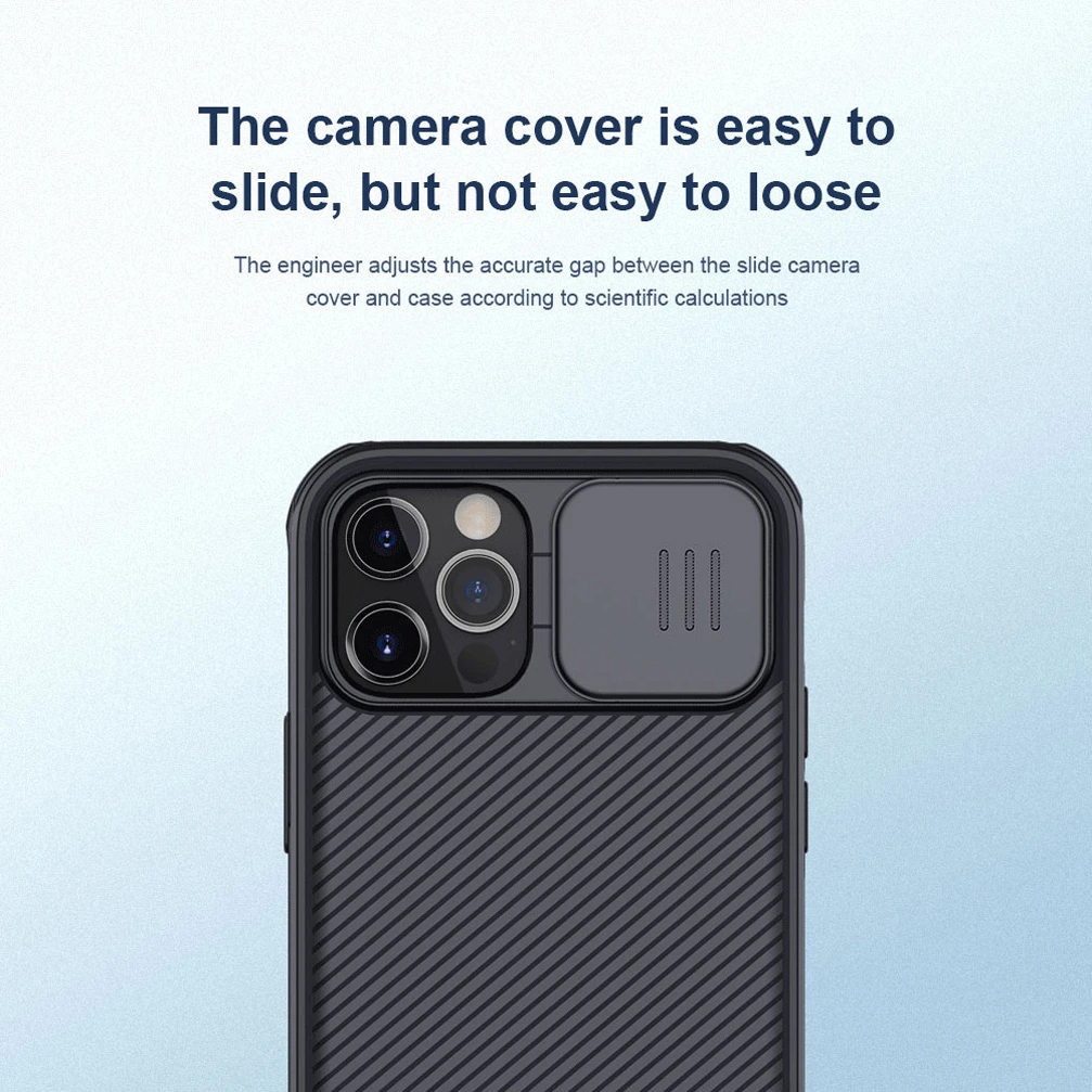 For iPhone 12 Pro Max Cases NILLKIN Camshield Pro Camera Protection Case shields For apple iphone 12 mini luxury Slide Cover