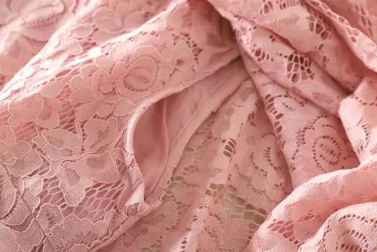Летние вечерние платья для подиума, Vestido, женское сексуальное кружевное платье с круглым вырезом и коротким рукавом, новое модное платье до середины икры