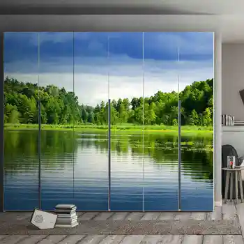 

Dandelion bedroom glass film wardrobe door stickers cellophane blackout window flower stickers frosted sliding door film