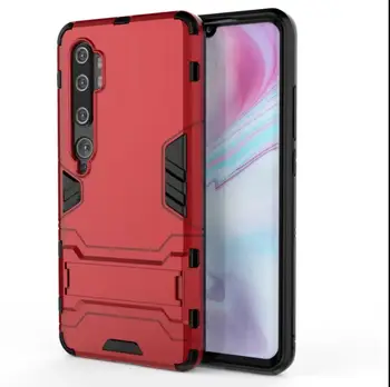 

50pcs/lot Stand PC +TPU 2 in 1 Hybrid Armor Case For xiaomi Note10 CC9Pro Redmi Note 8Pro Note 8 Redmi Note 8T