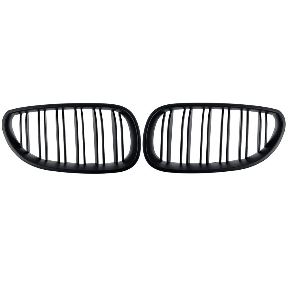 Nieren Kühlergrill Auto Front Niere Kühlergrill Haube Racing Grill Gitter  Für BM&W 5-Serie E60 E61 2004-2009 Doppel Linie Lamellen Grills M Carbon  Faser (Size : M Color) : : Auto & Motorrad