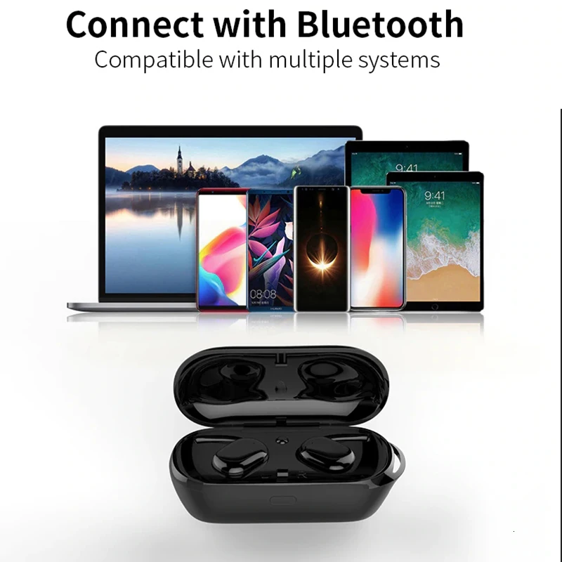 T2C мини TWS Bluetooth 5,0 наушники с сенсорным управлением беспроводные бинауральные наушники водонепроницаемые Стерео шумоподавление с микрофоном
