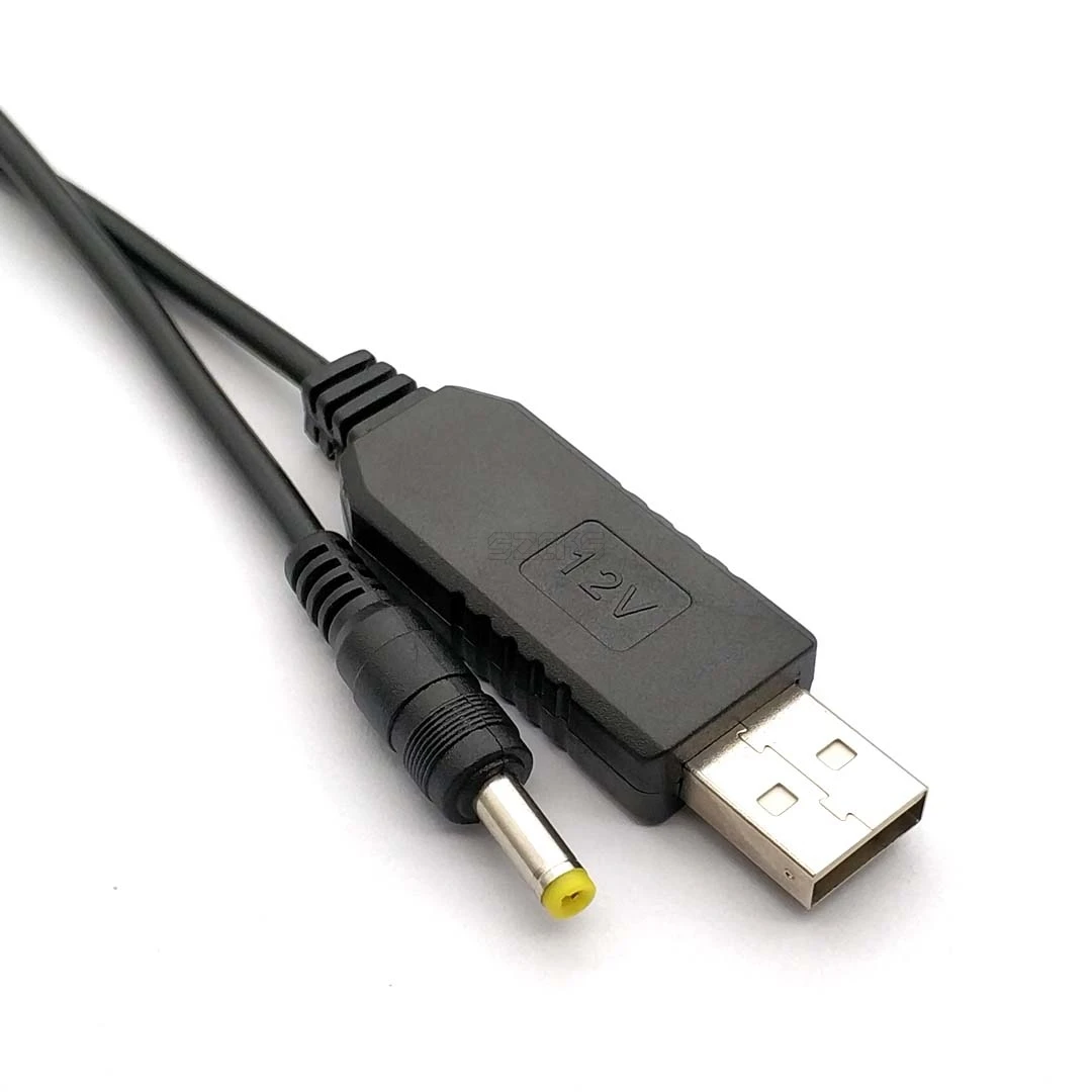 USB power Boost Line DC 5 В к DC 9 В/12 В Удлинительный модуль адаптер и конвертер USB для геймпада кабель 1,7x4,0 мм штекер