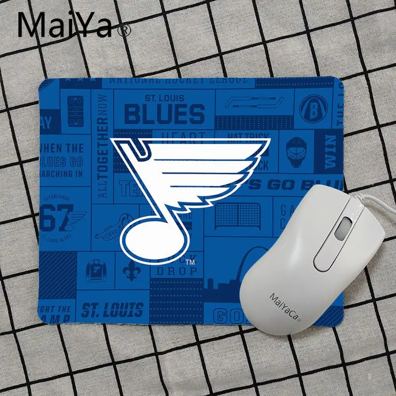 Maiya высокое качество St Луи Блюз силиконовый коврик для мышки игра Топ продаж подставка под руку мышь - Цвет: No Lock Edge25x29cm