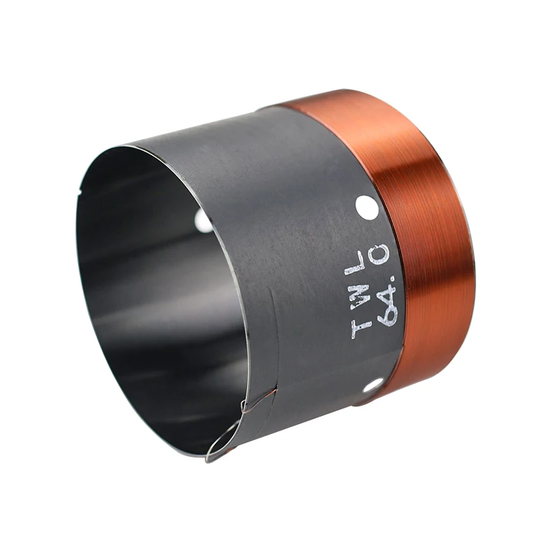 Bobina de Voz Peças de Reparo de Alto-falante Potência para 15 Ghxamp Woofer Preto Alumínio Alta Polegadas Fio Redondo 2 Peças 64mm 6ohm - Image 6