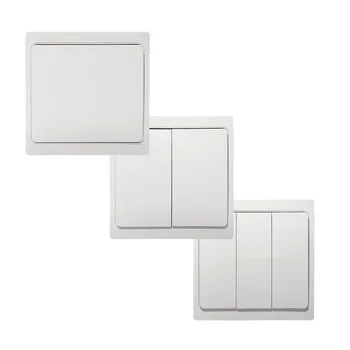 

Wireless Remote Control Kinetic Self-powered Wall Light ABS Smart Switch independent address code push button switch Controller