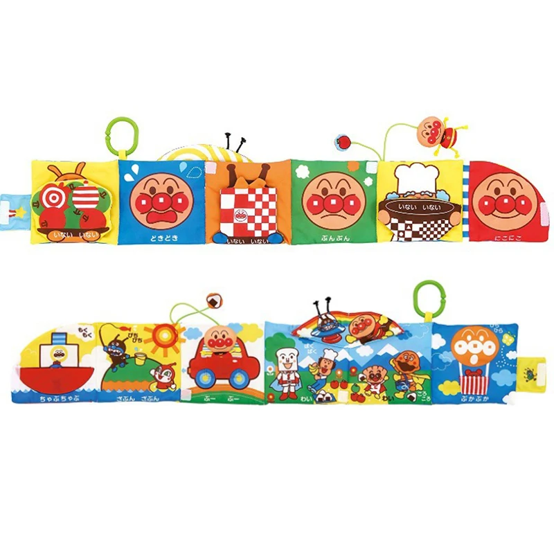 

Double-sided Crib Book Surrounding Cloth Bumper Rattle Baby Book Colored Animal Traffic Cognize Toys For Babies Educational Toys
