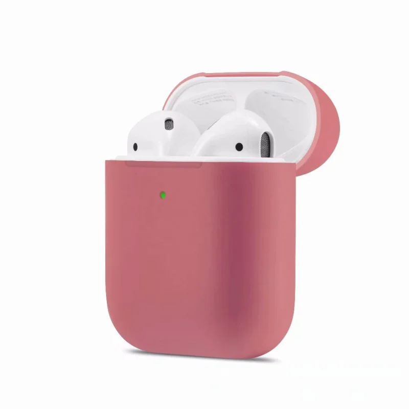 Ультратонкий силиконовый чехол для наушников для Apple Airpods 2, коробка для зарядки, яркие цвета, беспроводной Bluetooth чехол для наушников Aripods