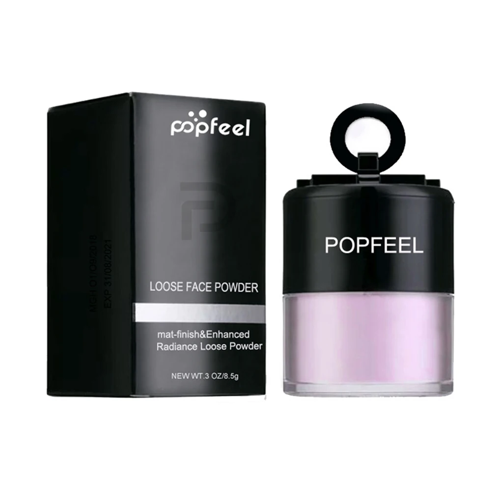 Smooth Loose Oil Control Face Powder Makeup Concealer Makeup Long Lasting Cheek Finish Setting Foundation
