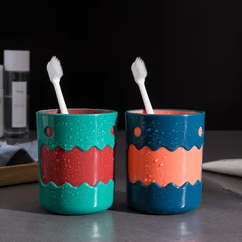 

400ml Devil Toothbrush Cup Portable Simple Washing Cup Plastic Storage Organizer Wash Tooth Mug Home Kid Bathroom Accessories