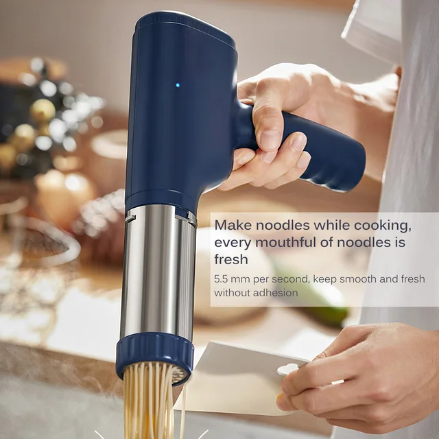 Noodle Maker Press Pasta Gép Rozsdamentes Acél Konyha Préselés Spagetti Hajtókarvágó Tészta Készítése Fegyver Konyhai Bólintó Szerszámok - Image 5