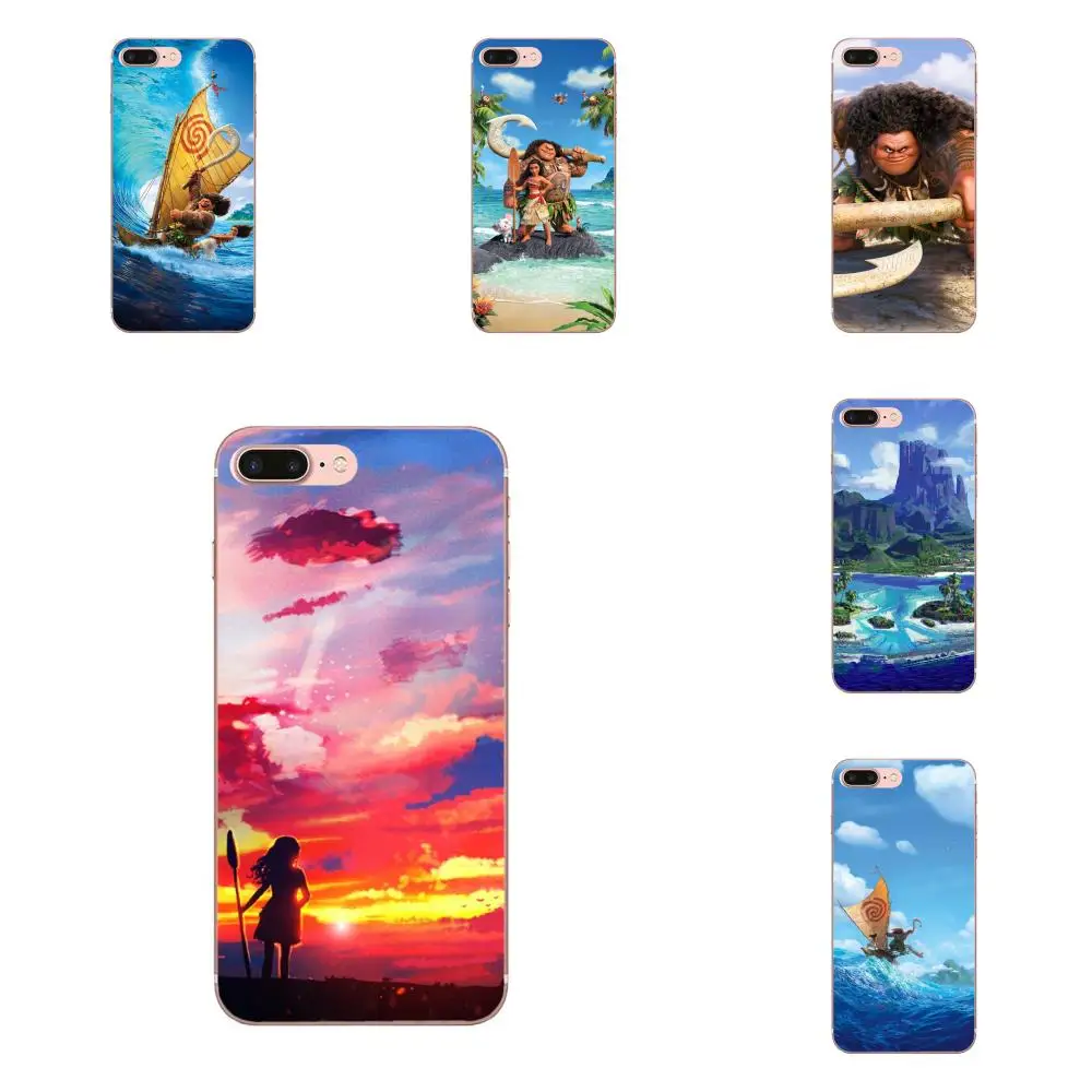 Мягкие чехлы Capa для Samsung Galaxy A51 A71 A81 A90 5G A91 A01 S11 S11E S20 Plus Ultra анимация Moana Cartoon |