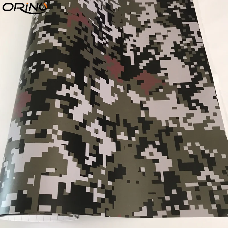 Army Green Digital Car Sticker Wrap Vinyl-1